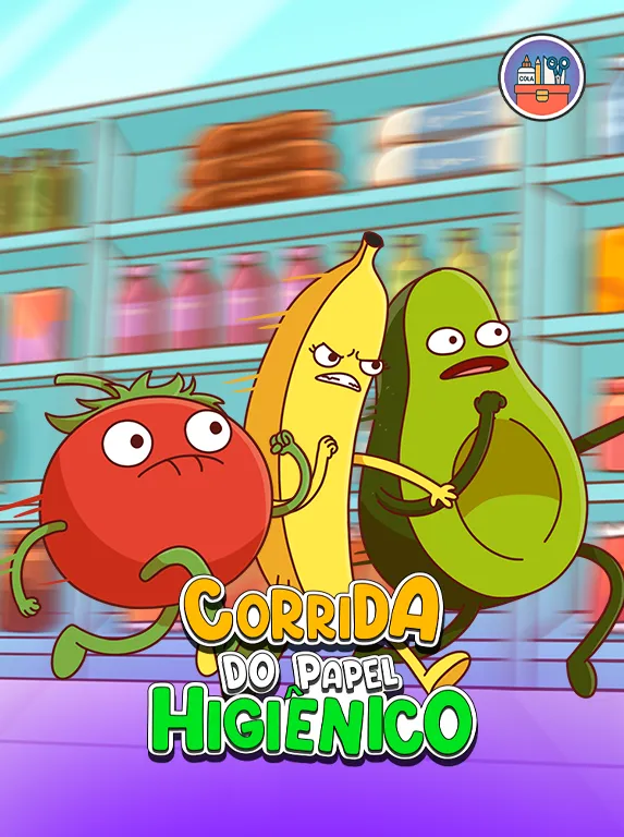 jogo corrida do papel higiênico